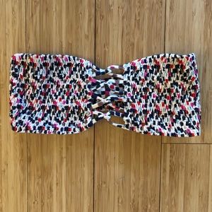 Tori Praver bandeau swim top